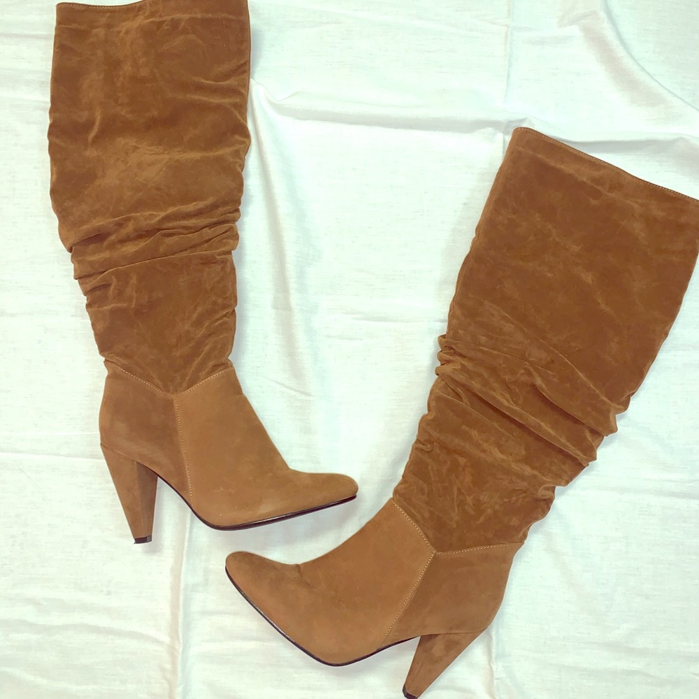 Windsor FALL 2020 brown suede high boots